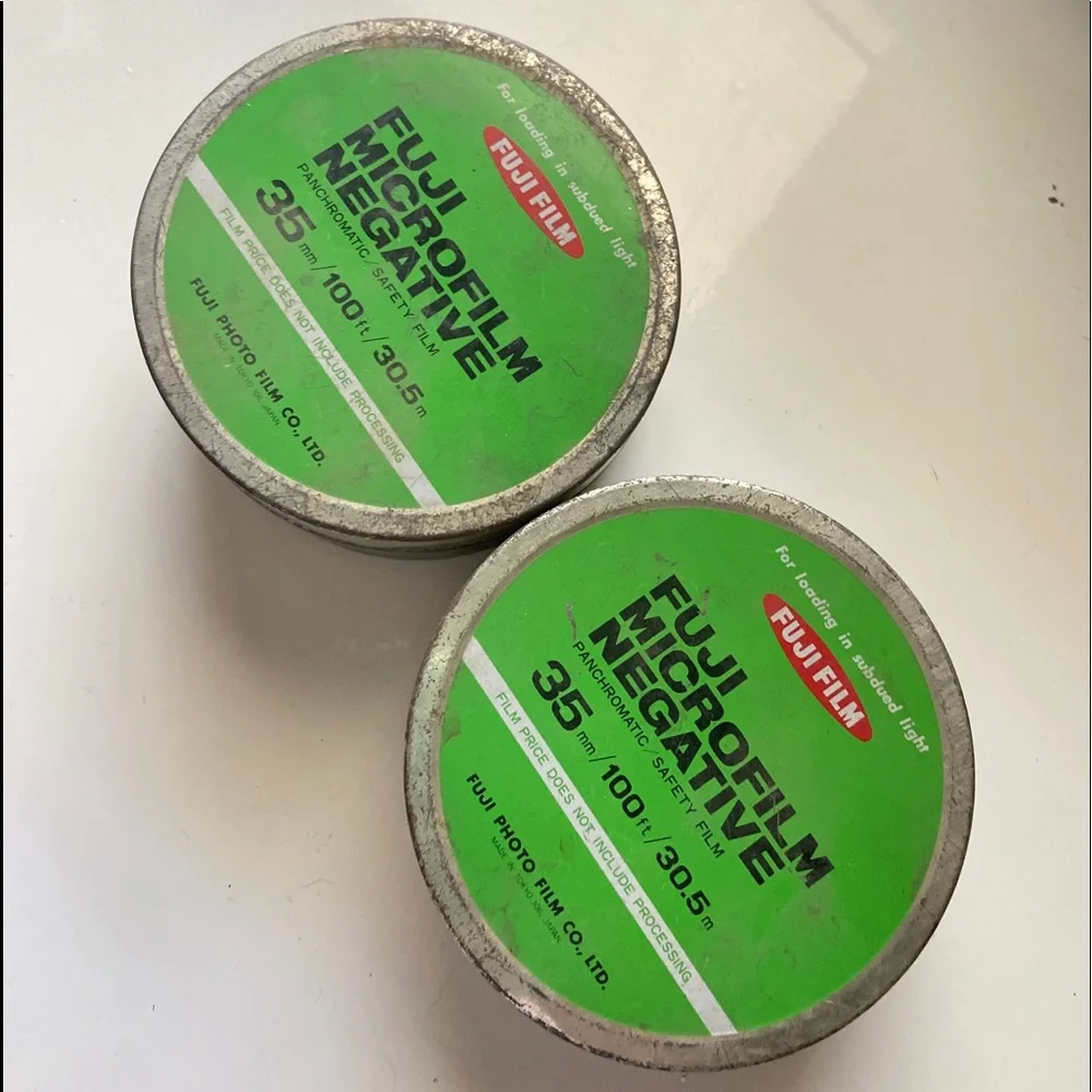 Vintage Fuji Film Tins